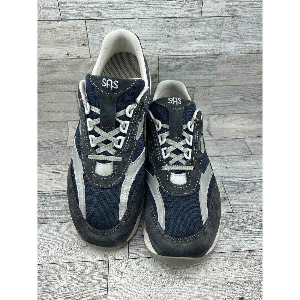 SAS Tour Mesh Navy Silver Walking‎ Shoes Women Sz 9M F9920568 5
